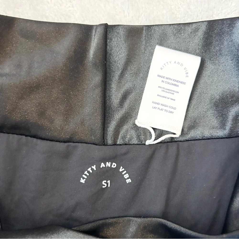 NWT Kitty and Vibe x Sloane Stephens Bikini Bottom Black Size S1